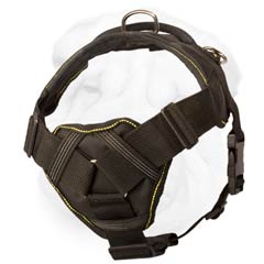 Durable Nylon Shar Pei Dog Harness with Chest Plate Great for Tracking and Walking