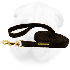 Leash with Brass Snap Hook for Shar Pei