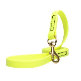 Yellow Waterproof Sharpei Leash Made of Biothane