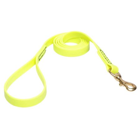 Yellow Waterproof Sharpei Leash Made of Biothane