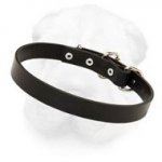 Fine Leather Shar Pei Collar for Everyday Use