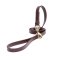 Brown Waterproof Sharpei Leash Made of Biothane