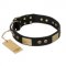 "Spanish night" FDT Artisan Fashionable Leather Walking Sharpei Collar