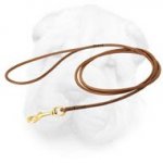 Leather Shar Pei Leash for Special Events