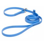 Solid Blue Biothane Sharpei Leash and Collar Combo