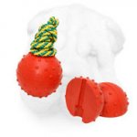 Water Floating Rubber Ball for Shar Pei Training and Playing (Medium)