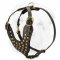Studded Walking dog harness- handmade leather harness- H15