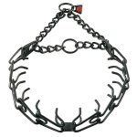 "Pro Style" Herm Sprenger Black Stainless Steel Sharpei Prong Prong Collar 1/6 inches (4.0 mm)