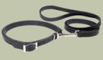 Leather Patent Dog Leash collar for Sharpei