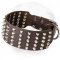 Wide Shar-Pei Collar Decorated with Studs