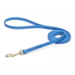 Amazing Blue Biothane Sharpei Leash for Walking, Tracking