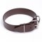 Extra Wide Brown Biothane Sharpei Collar