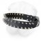 Genuine Leather Shar Pei Collar with Shining Nickel Spikes