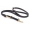 Multipurpose Black Biothane Sharpei Leash for over 7 Different Activities