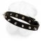 3/4 Inch Wide Spiked Leather Collar for Shar Pei with Buckle