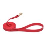 Red Waterproof Sharpei Leash Made of Biothane