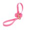 Pink Waterproof Sharpei Leash Made of Biothane