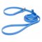 Solid Blue Biothane Sharpei Leash and Collar Combo