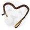 Braided Leather Leash for Shar Pei Walking