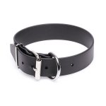 Extra Wide Black Biothane Sharpei Collar
