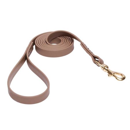Khaki Waterproof Sharpei Leash Made of Biothane
