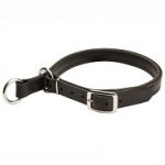 Shar Pei Breed Adjustable Leather Slip Collar
