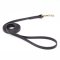 Black Biothane Sharpei Leash for Walking, Tracking