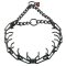 "Pro Style" Herm Sprenger Black Stainless Steel Sharpei Prong Prong Collar 1/6 inches (4.0 mm)
