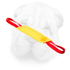 Shar Pei Puppy Tug Made of French Linen (12 Inches Long)