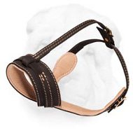 Royal Nappa Leather Dog Muzzle