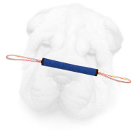 French Linen Shar Pei Bite Roll with Two Rope Handles