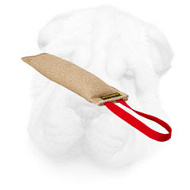 Jute Shar Pei Bite Tug with Soft Stuffing for Comfortable Bite