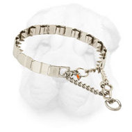 Stainless Steel Pinch Collar for Misbehaving Shar Pei
