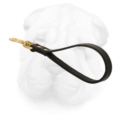 Genuine Leather Shar Pei Traffic Leash Genuine Leather Shar Pei Traffic Leash