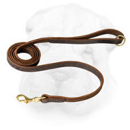 Stylish Genuine Leather Shar Pei Leash