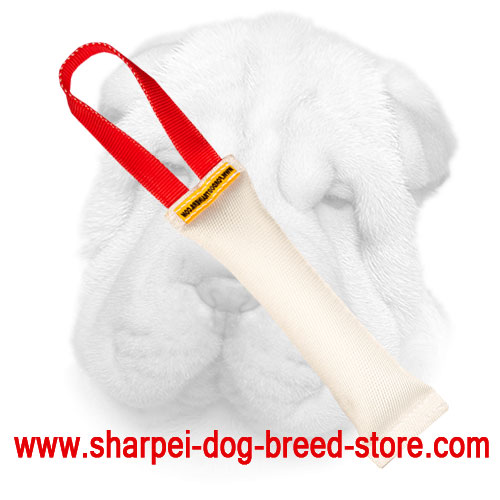 Fire Hose Shar Pei Tug with Handle