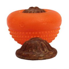 Shar Pei Treat Holder Made of Rubber for Interactive Playing