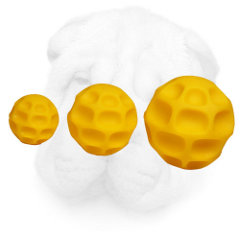 Shar Pei Treat Holder Made of Tetraflex with Honeycomb Structure
