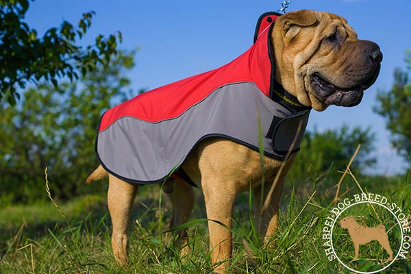 Comfortable nylon Shar Pei coat