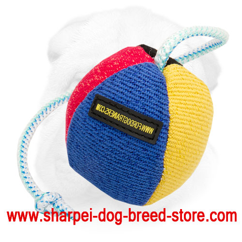 9 Cm French Linen Bite Dog Toy for Playing and Training