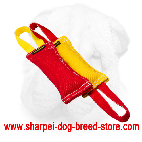 French Linen Shar Pei Bite Set for Everyday Training