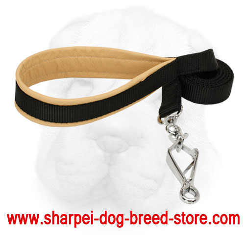 Nylon Police Leash with Nickel Snap Hook