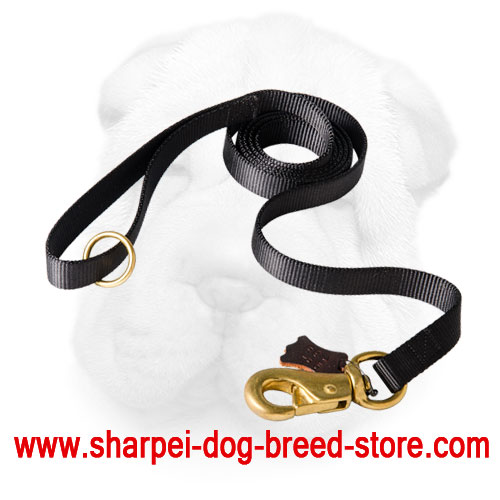 Heavy Duty Nylon Shar Pei Training Leash