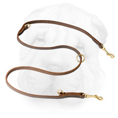  Multifunctional Shar Pei Leash Made of Leather