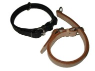 Shar Pei Breed Leather Choke Collar