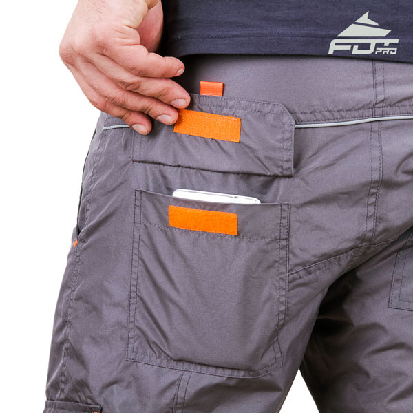 Comfy Design FDT Professional Pants with Handy Side Pockets for Dog Training