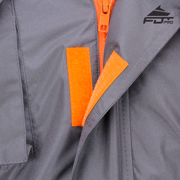 Durable Velcro Fastening on Dog Training Jacket for Handy Use